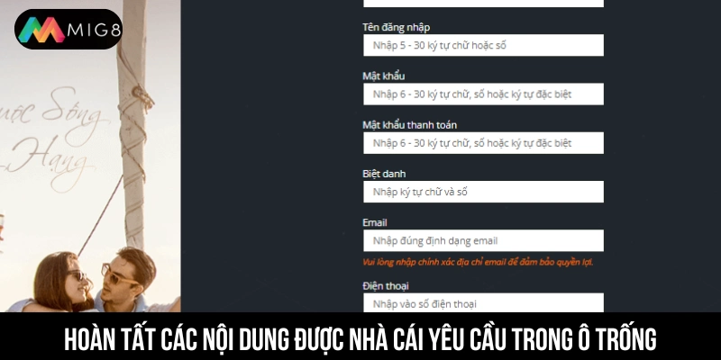 MIG8 - Nhà Cái Uy Tín Hàng Đầu Châu Á Thưởng Nạp +88k Hoàn tất các nội dung được nhà cái yêu cầu